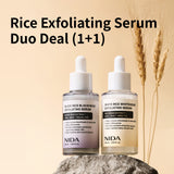 NIDA White Black Exfoliating Serum Duo Bundle