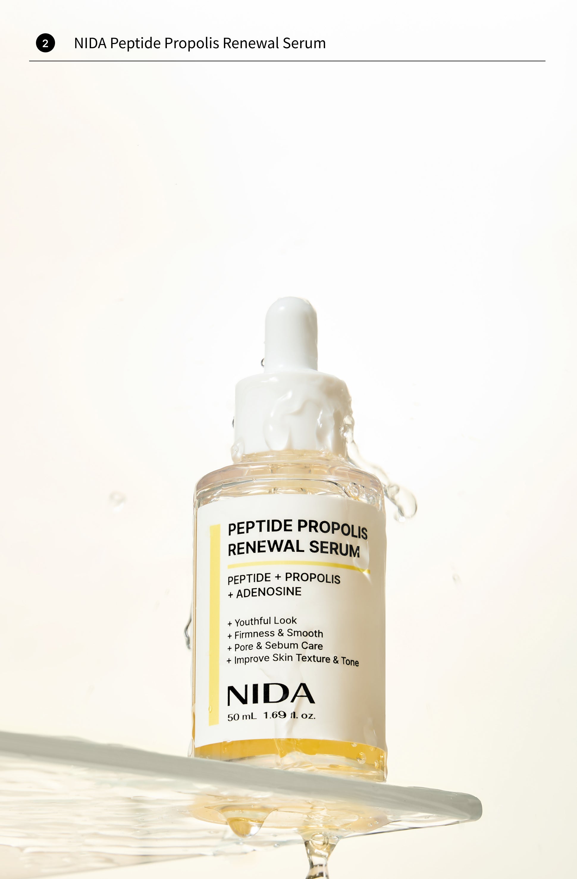 NidoCore Serum 30mL×2本 SPF50 PA++++ NIDA Ultimate Skin Renewal 2+2 Serum Bundle