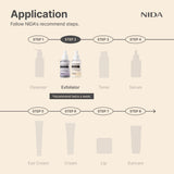 NIDA White Black Exfoliating Serum Duo Bundle